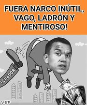 x_corrupcion's tweet image. Cada día con daniel noboa serán desgracias, maldiciones y todo mal para #Ecuador #Revocatorianoboa #FueraNoboa #Sos #Urgene #Mentiroso #delincuente #ladrón #narcotraficante #narcoestado #RevocatoriaYA