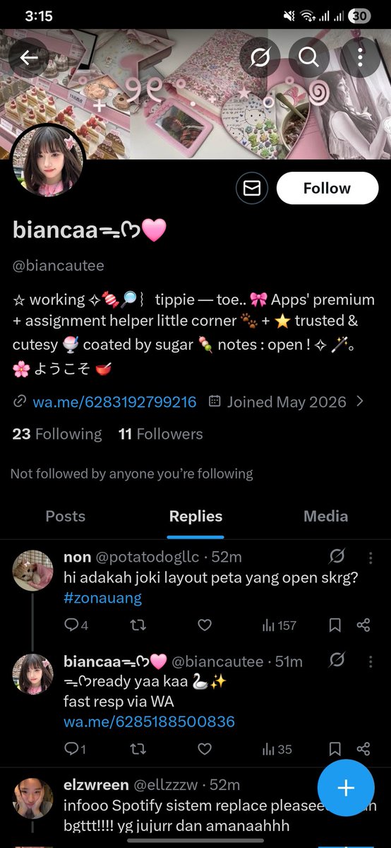 iowsgd's tweet photo. #zonabu #zonauang tiati penipu netflix premium nih @biancautee https://t.co/W3TuYiE4K8