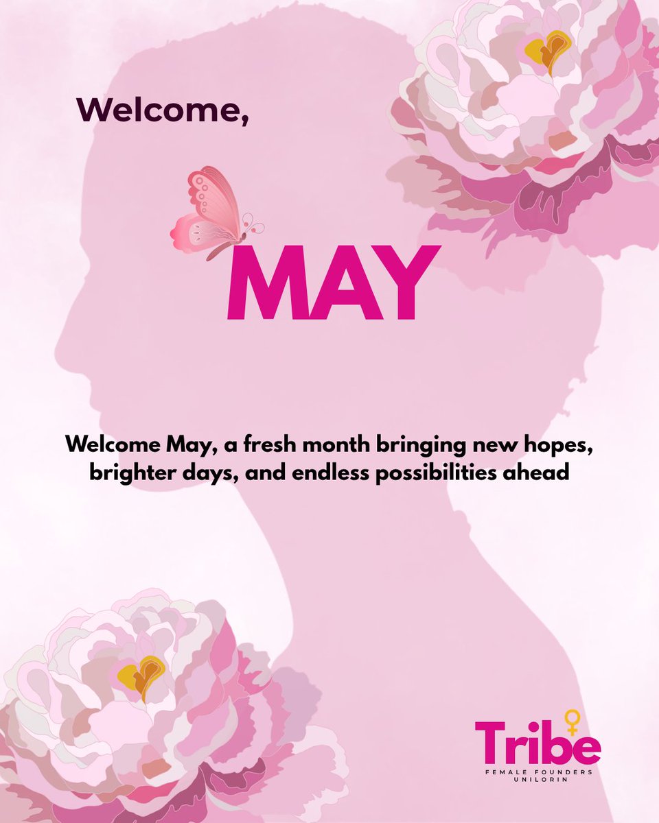 FFT_Unilorin's tweet image. Hello May 🌸
A new month to start fresh, show up boldly, and build with intention. Let’s make it count.

#WelcomeMay #NewMonthNewGoals #FFTunilorin
