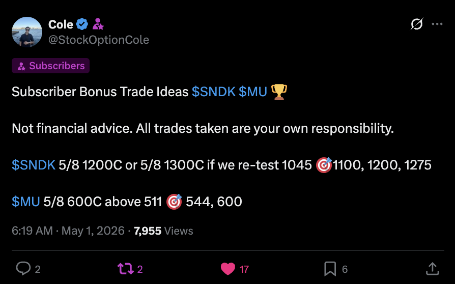Cole tweet media