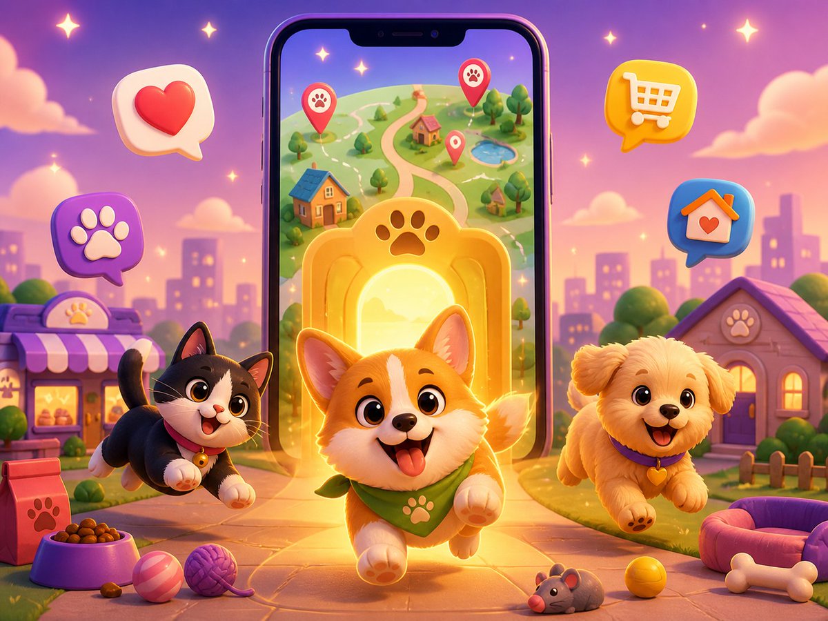 i_ayush_7's tweet image. Built MeowVerse 🐾 — a playful pet world where you don’t just browse… you explore.

Swipe pets, meet their personalities, adopt, and interact in a living, animated experience.

Built using @anything for #anythingremixathon challenge on @contra