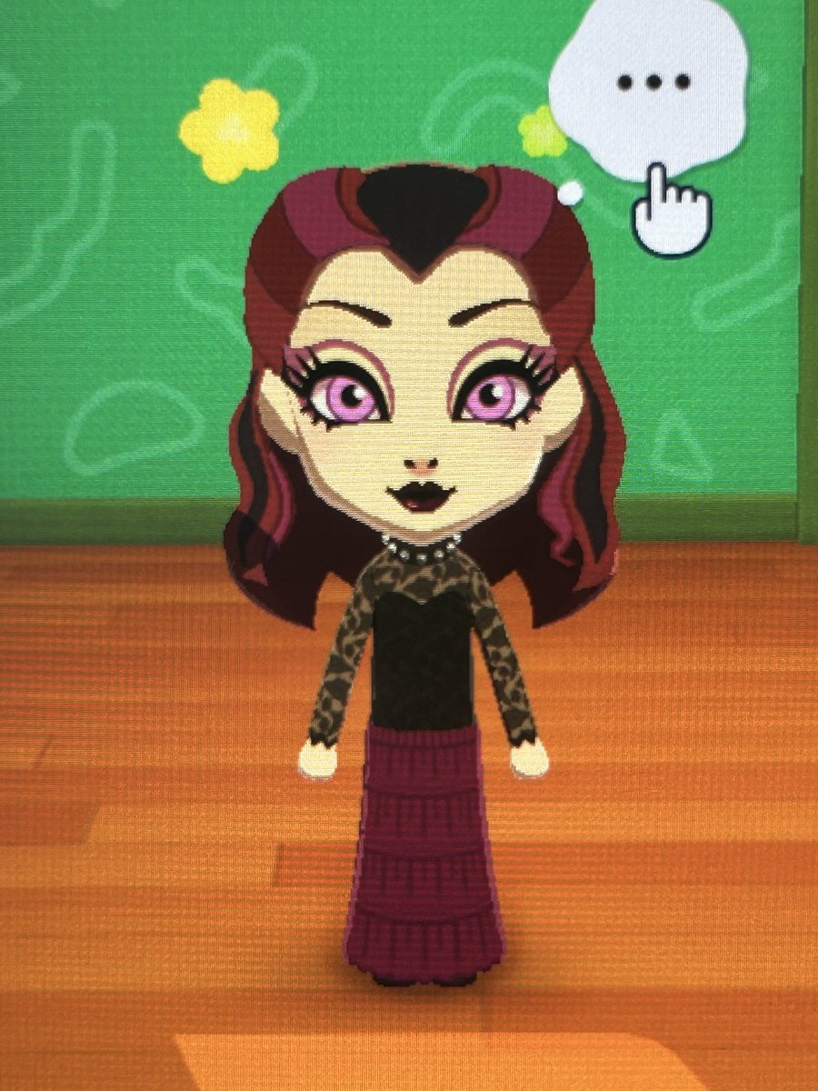 wingedfairies's tweet image. ever after high miis (pt 1) ❤️💜