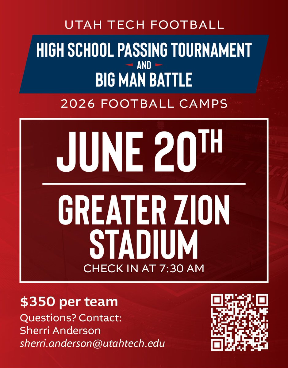 McKelBrumfield's tweet photo. ‼️Recruits‼️

Great opportunity to come Compete, be Evaluated and see what St. George has to offer! https://t.co/49KbXshJ86