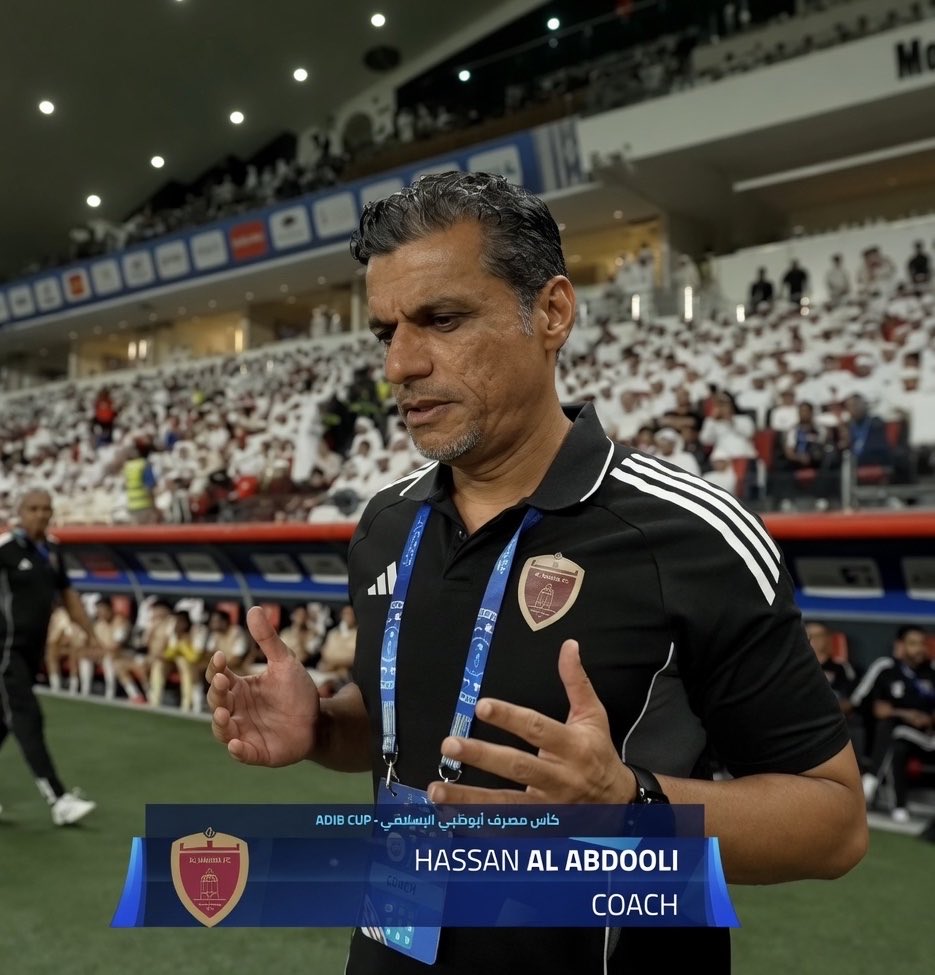 🚨🇦🇪 المدرب الاماراتي حسن العبدولي يحقق اول ألقابه تاريخياً.

تولى تدريب الوحدة قبل 13 يوم 🟤🏆