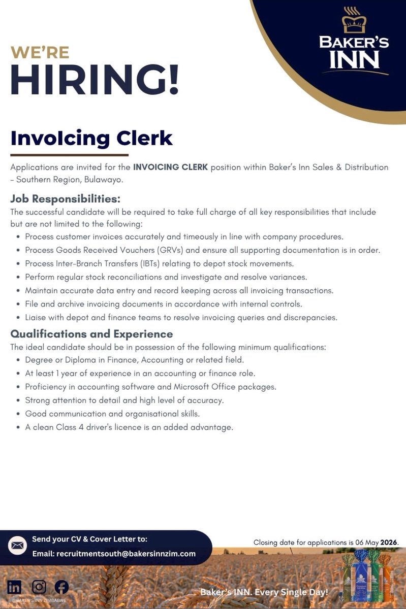 VacancyNotebook's tweet image. Follow  us  for the Latest Vacancies Updates in 2026  Zimbabwe 🇿🇼 🇿🇼 
👇👇👇👇
x.com/VacancyNotebook

#vacancy #hiring  #Harare #zimbabwe #Bulawayo #Africa #career