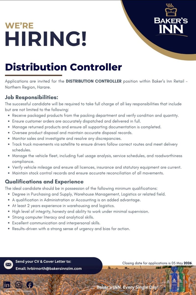 VacancyNotebook's tweet image. Follow  us  for the Latest Vacancies Updates in 2026  Zimbabwe 🇿🇼 🇿🇼 
👇👇👇👇
x.com/VacancyNotebook

#vacancy #hiring  #Harare #zimbabwe #Bulawayo #Africa #career