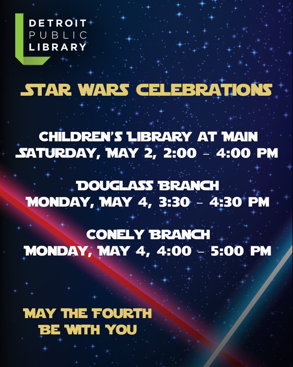 Detroit Library tweet media