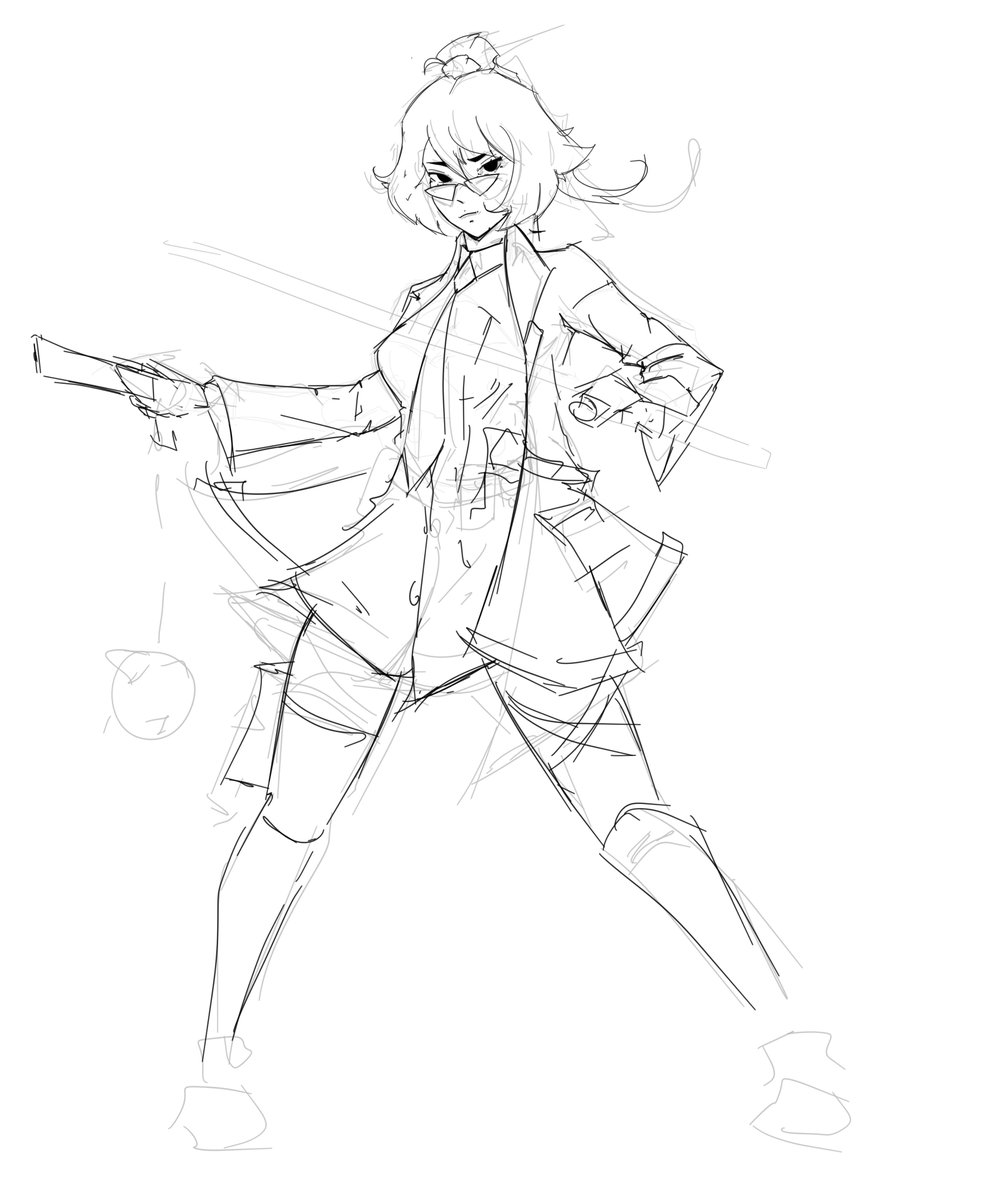 matso777's tweet image. I came to the conclusion that pistols are more appropriate here, as is the overall image of the shooter. If anyone has any ideas on what to add, feel free to share )
#artmoots #artshare #sketches