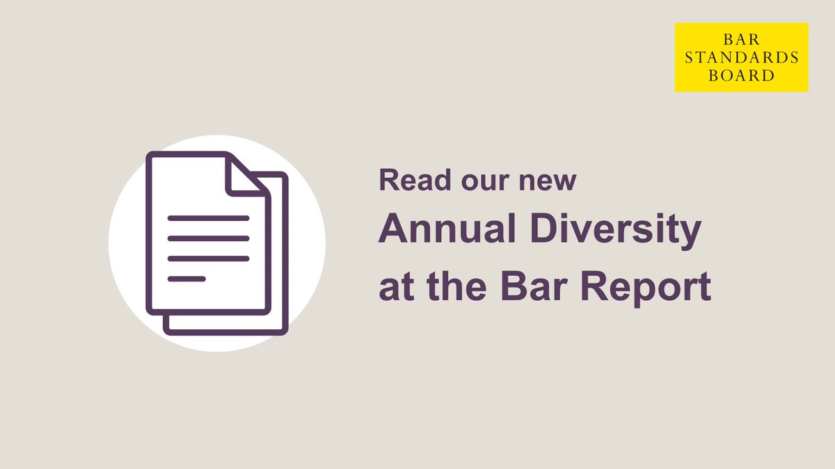 barstandards's tweet image. Annual Diversity at the Bar Report – Out Now

Read the full report: bit.ly/4ctIyPZ 

#Barristers #DEI