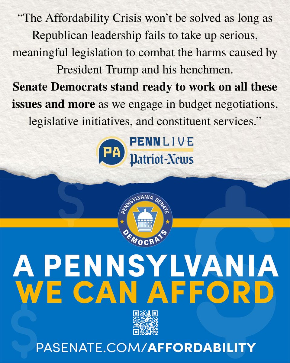 Senator Jay Costa tweet media