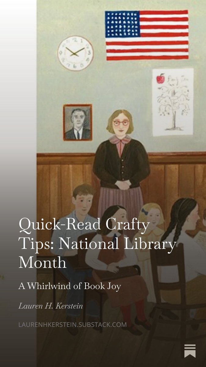 LaurenKerstein's tweet image. I moved to Substack and my first post is up! Yay!  open.substack.com/pub/laurenhker…
#kidlit #kidlitart @EastWestLit @UnionSqandCo
