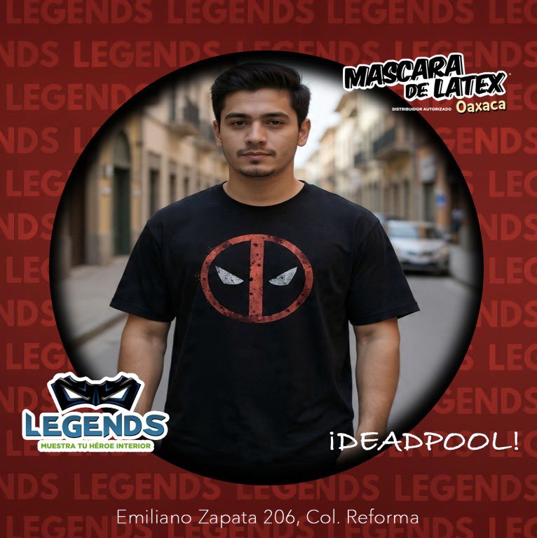 MascaradeOaxaca's tweet image. DEADPOOL. #Deadpool #Oaxaca #Marvel #LegendsOaxaca