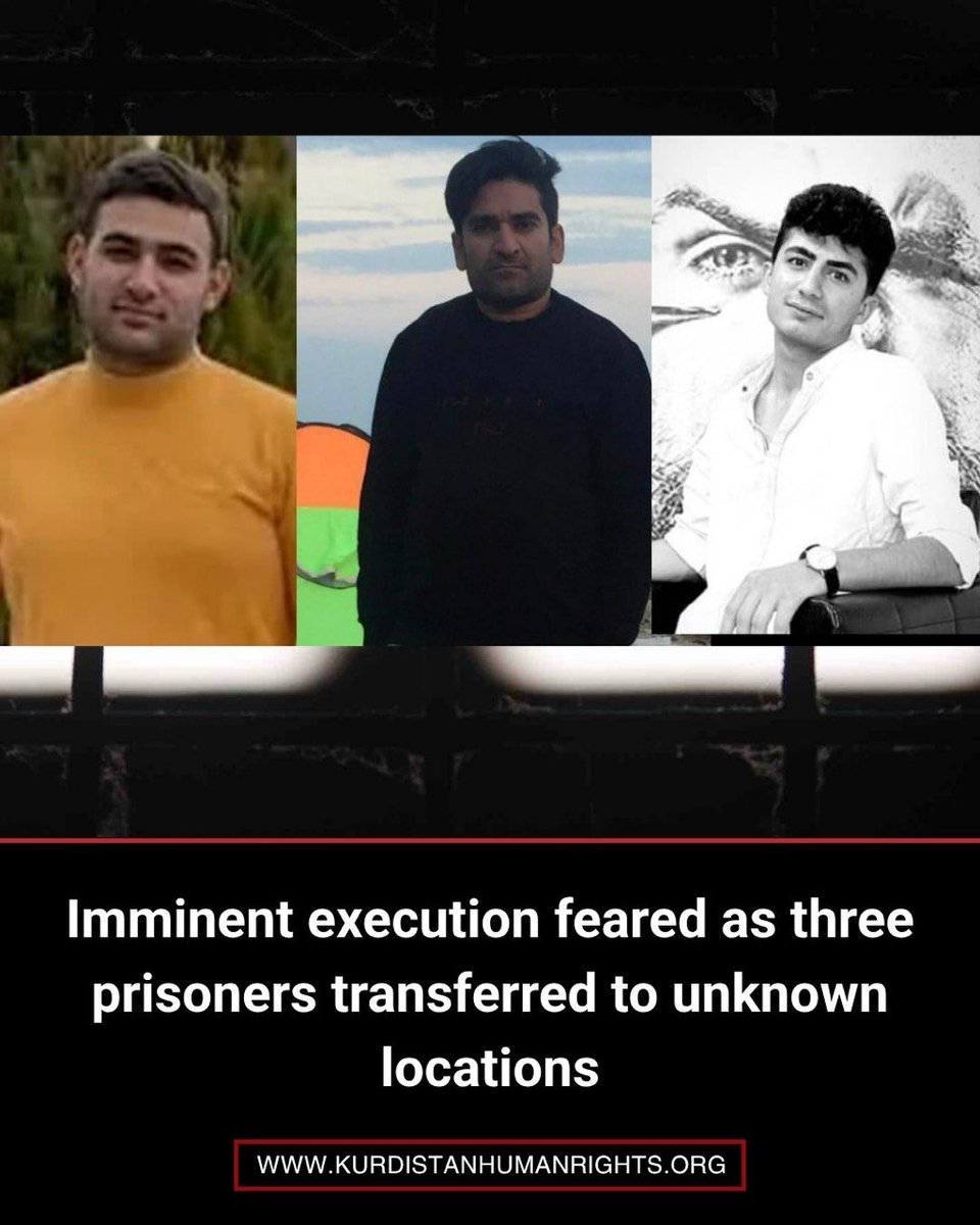 Concerns have mounted over the imminent execution of death row prisoners Nasser Bakerzadeh, Yaghoub Karimpour, and Mehrab Abdollahzadeh, following their transfer from Orumiyeh Central Prison to undisclosed locations, and the deployment of prison guards within the facility