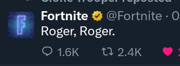 B1 battle droid in fortnite tweet media