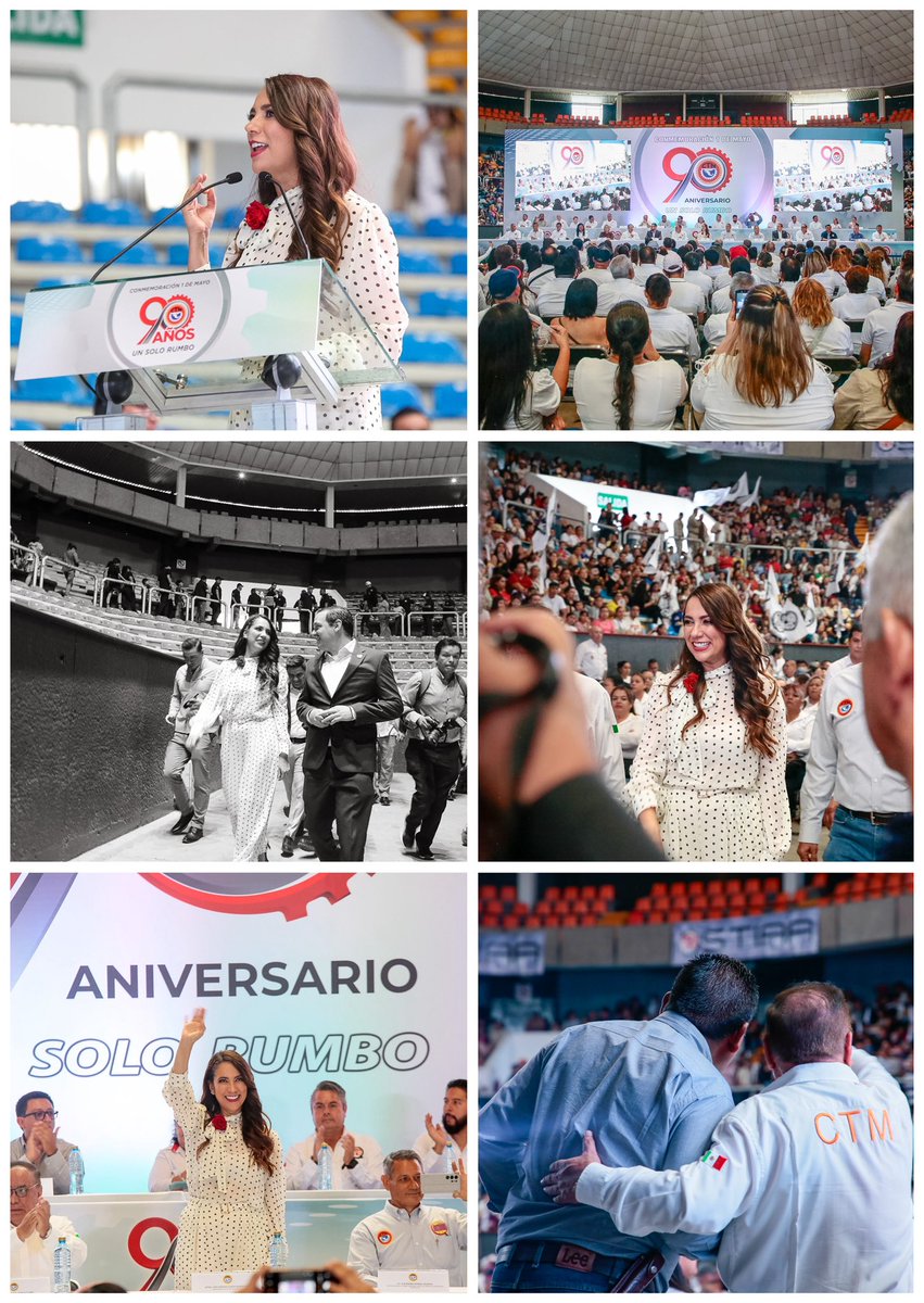 LibiaDennise's tweet photo. Este 1 de mayo, en el #DíaDelTrabajo, reconocemos a quienes con su esfuerzo mueven a Guanajuato todos los días. 👷🏼‍♂️👨🏽‍🌾

Acompañé a la Federación de Trabajadores del Estado de Guanajuato y a la Federación Regional de Obreros y Campesinos de León, de la CTM. Mi reconocimiento a su líder, Héctor Hugo Varela Flores, por su compromiso con las y los trabajadores.

El trabajo dignifica y es esperanza para miles de familias. Ustedes son el motor de nuestro estado, y desde el Gobierno de la Gente seguiremos trabajando para generar más y mejores oportunidades.

¡Feliz Día del Trabajo! ⚒️