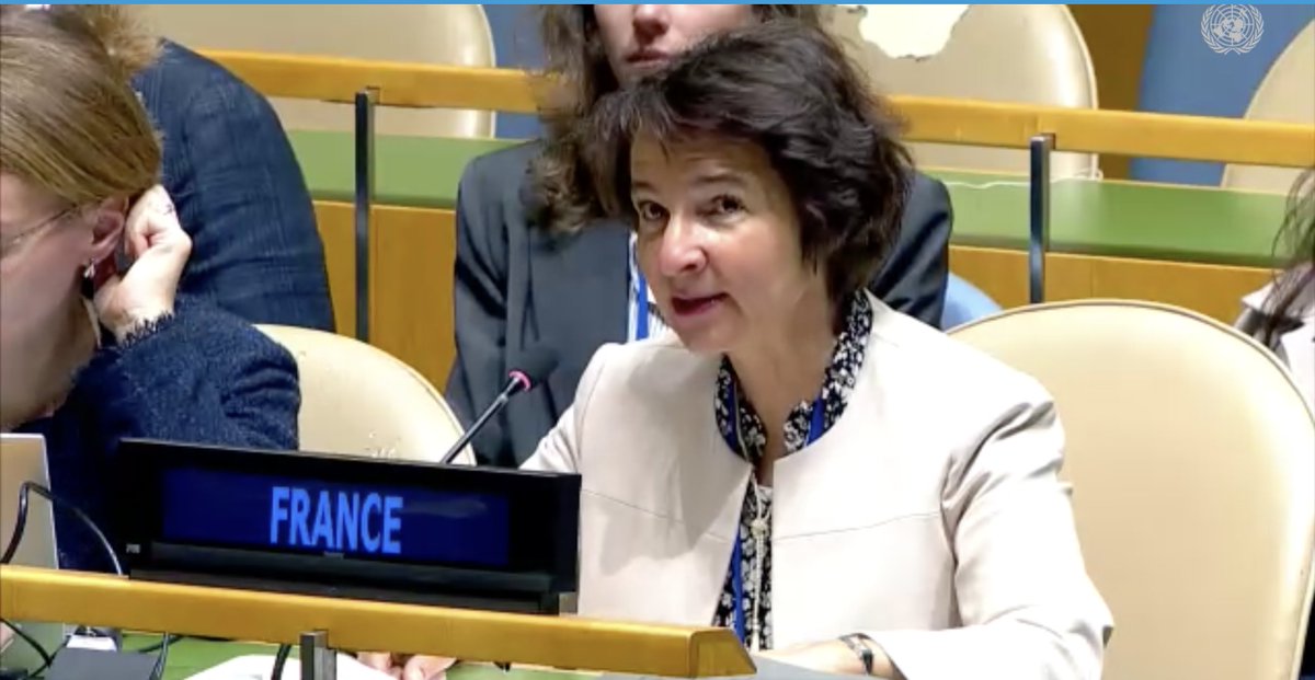 FR_Desarmement's tweet image. #NPT #RevCon 
🇫🇷 highlighted: 
▪️obligations under Article VI and the principle of undiminished security for all
▪️its track record on #disarmament
▪️concrete milestones in view of its Presidency of the P5 process
🔗 urlr.me/3ARyHC