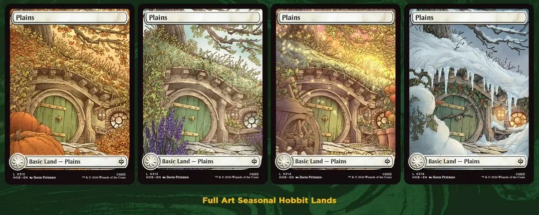 CardboardNumber's tweet photo. Lands for The Hobbit are incredible!! https://t.co/amfvvdLjQv