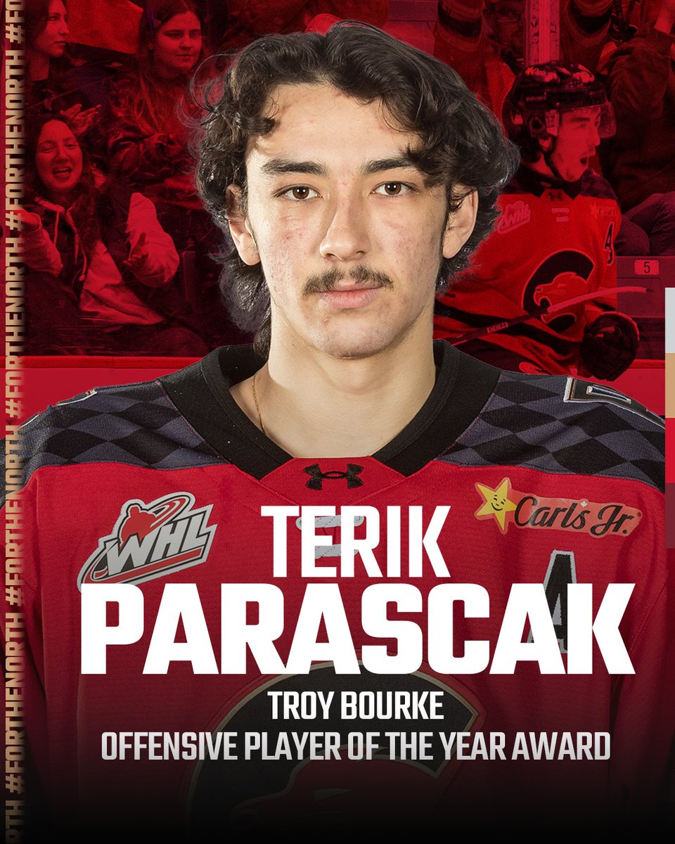 PGCougars's tweet photo. Troy Bourke Offensive Player of the Year!

Year after year, all this guy did was produce offence. After leading the team in points this season, he now ranks 2nd all-time in PG Cougars history.

Congratulations to Terik Parascak! https://t.co/ydogzefecI