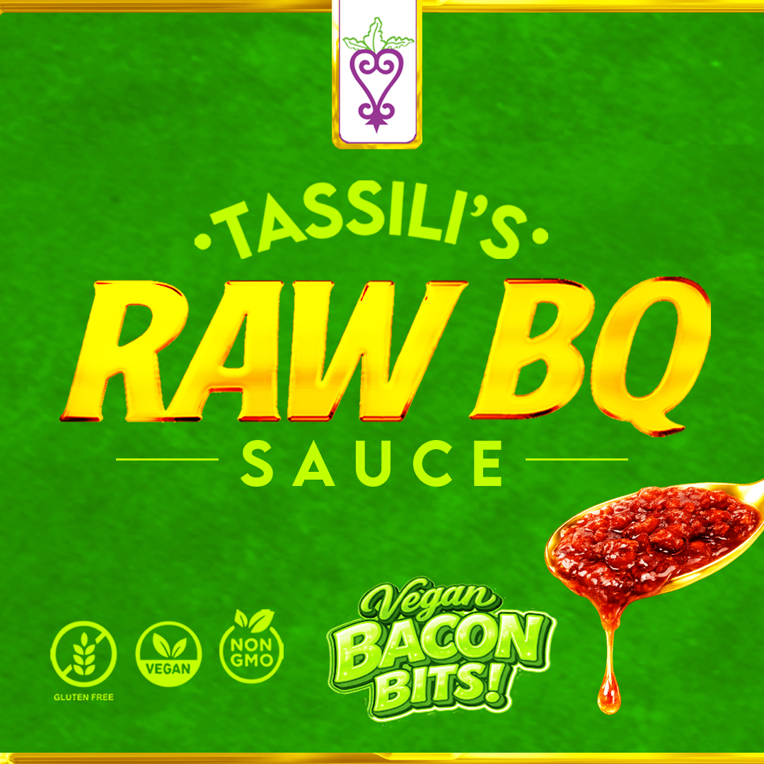 TassilisRaw's tweet image. Experience the bold and smoky flavors of our Raw BBQ sauce. Made with all-natural ingredients and packed with authentic taste, it's the perfect complement to any grilled dish. #TassilisRawReality #Flavor #Plantbased