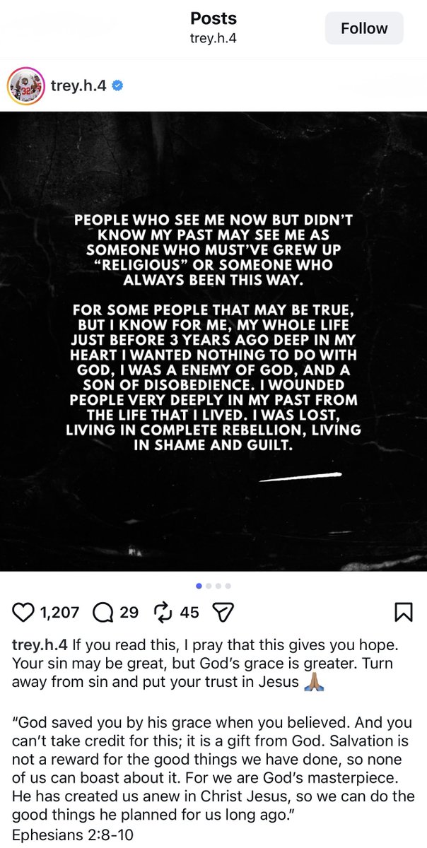 MLFootball's tweet image. POWERFUL: #Patriots RB TreVeyon Henderson posted this amid speculation about what he has to say about head coach Mike Vrabel.

“If you read this, I pray that this gives you hope. Your sin may be great, but God’s grace is greater. Turn away from sin and put your trust in Jesus”