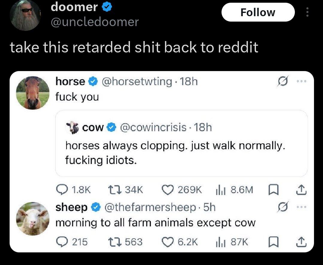 horse tweet media