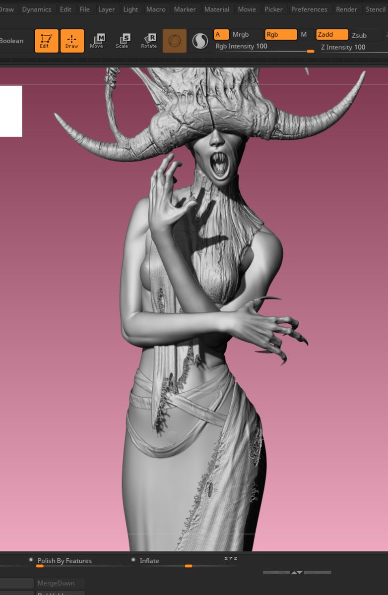 voilak3d's tweet image. WIP of #zbrush #3d