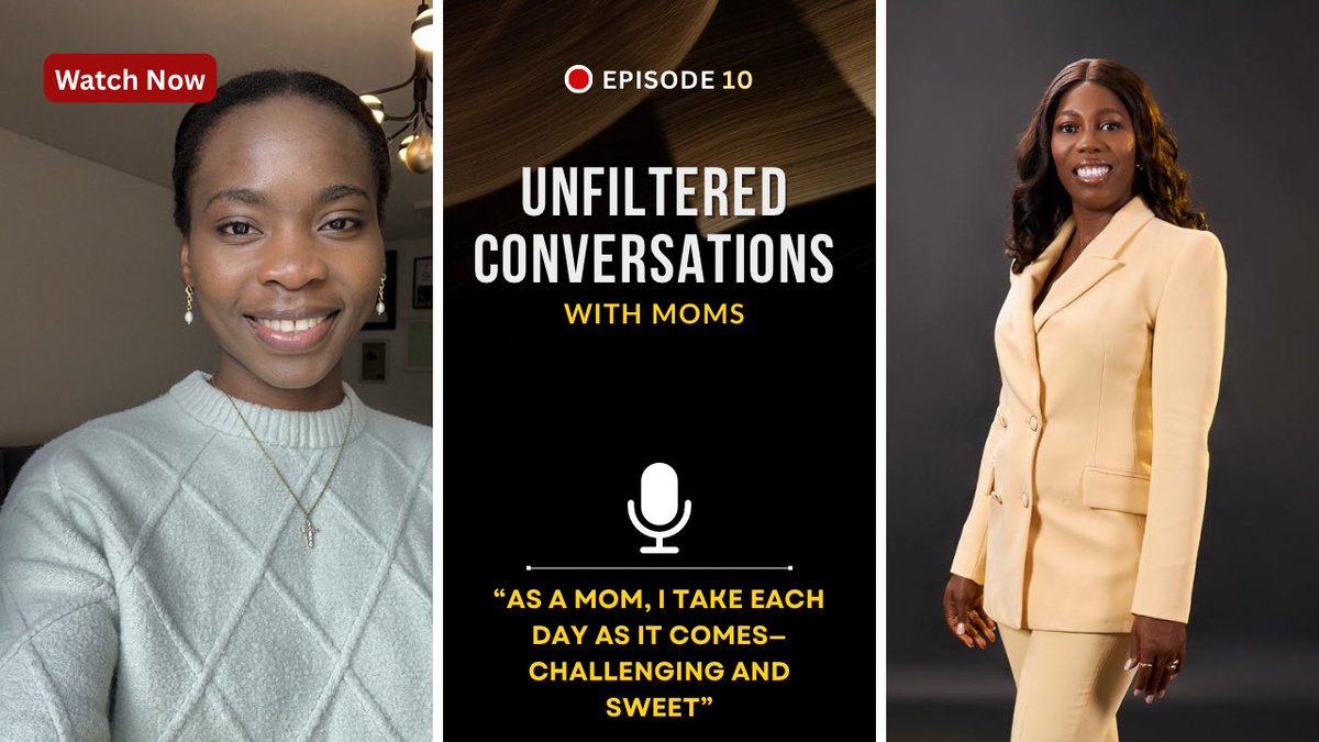 Mercydacey's tweet image. A video for every mom and parent. 
Parents-to-be are encouraged to watch as well. 💯

Watch the ongoing series on “Motherhood Unfiltered” on YouTube: 👇👇

youtu.be/uh43eUzRA18?is…

Share this with others. ✨

#Parenthood #motherhood #stories