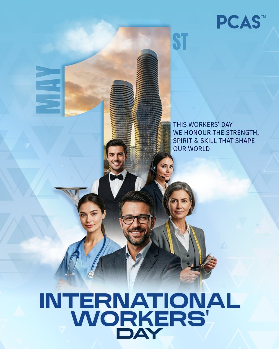 pcas_es's tweet image. This Workers’ Day, we recognize the strength, resilience, and dedication of individuals across every profession who continue to shape our communities and drive progress forward.

Happy International Workers’ Day. 🙌

#WorkersDay #PCAS #CommunitySupport