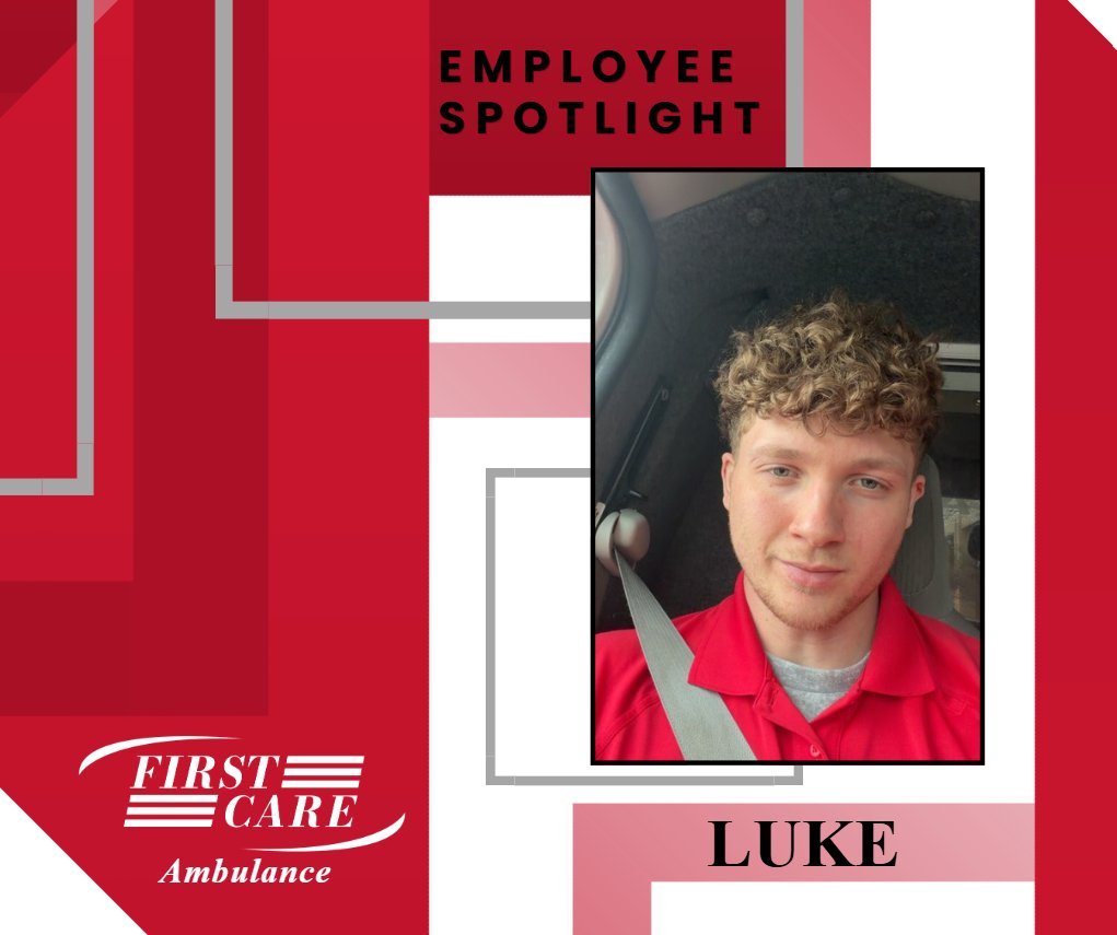 firstcare_ems's tweet image. Inspired by his brother, a paramedic, Luke was drawn to EMS. Luke's advice for those new in the EMS field is: “Never be scared to ask questions, don’t overthink, and trust yourself!”

Thank you for all you do!

#FirstCareAmbulance #EmployeeSpotlight #EMTLife #FirstResponders