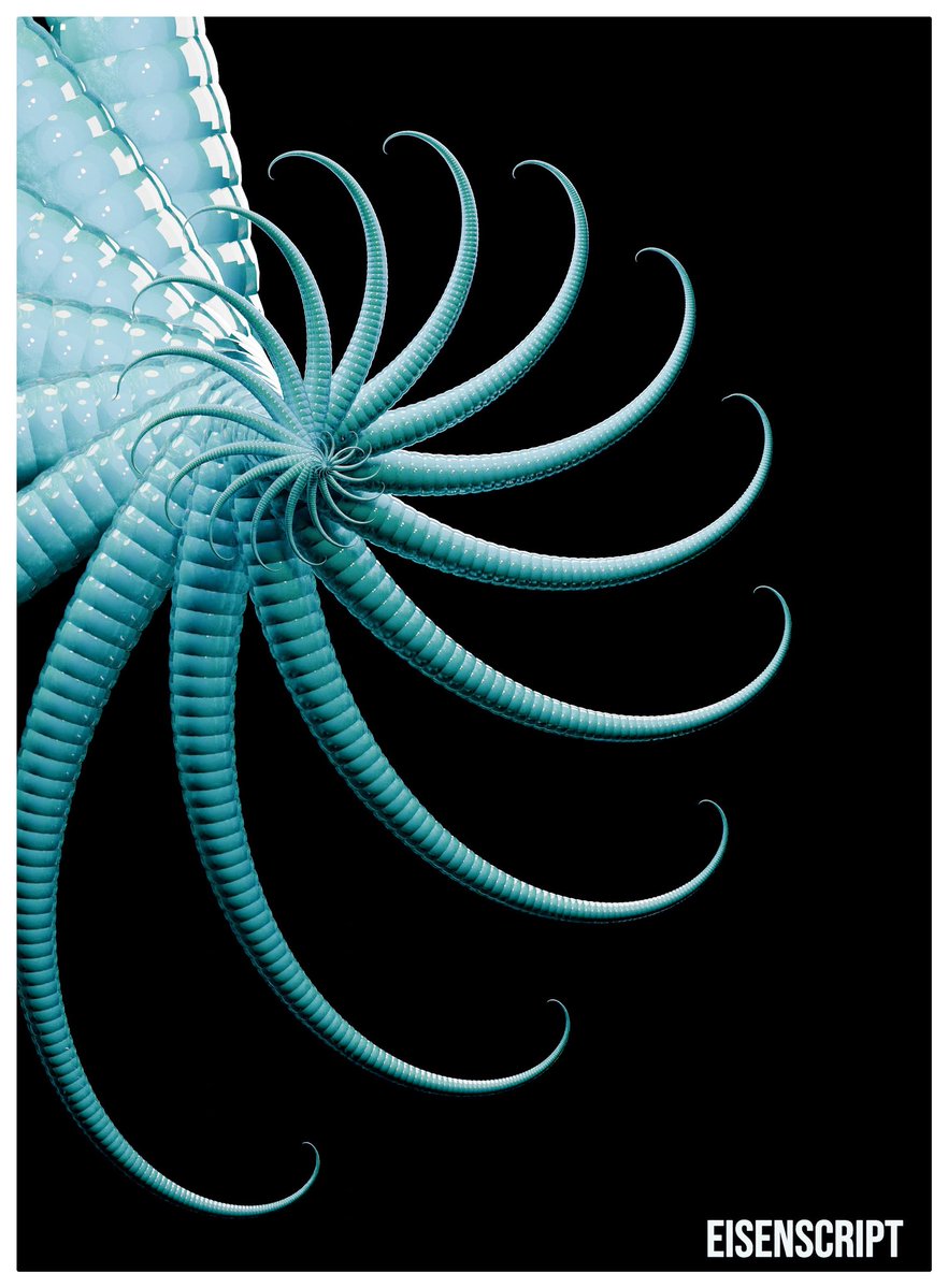 smice_art's tweet image. Related to the latest post another beautiful EisenScript object 😀

#eisenscript #blender #generativeart #artwork #StructureSynth #math