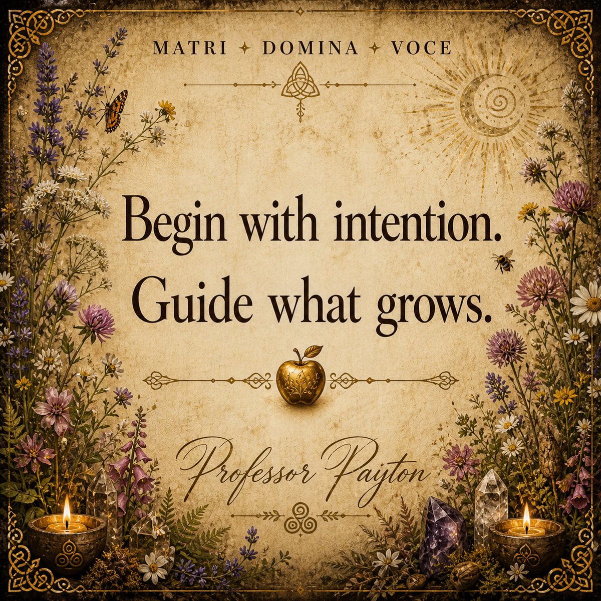 ProfessorPayton's tweet photo. Today marks a turning.

The enduring begins with intention.

Decide what you will cultivate,
invite forward,
and release.

Growth follows clarity.
Expansion follows discipline.

Step forward—
and guide what unfolds. https://t.co/NaIarTeGhA
