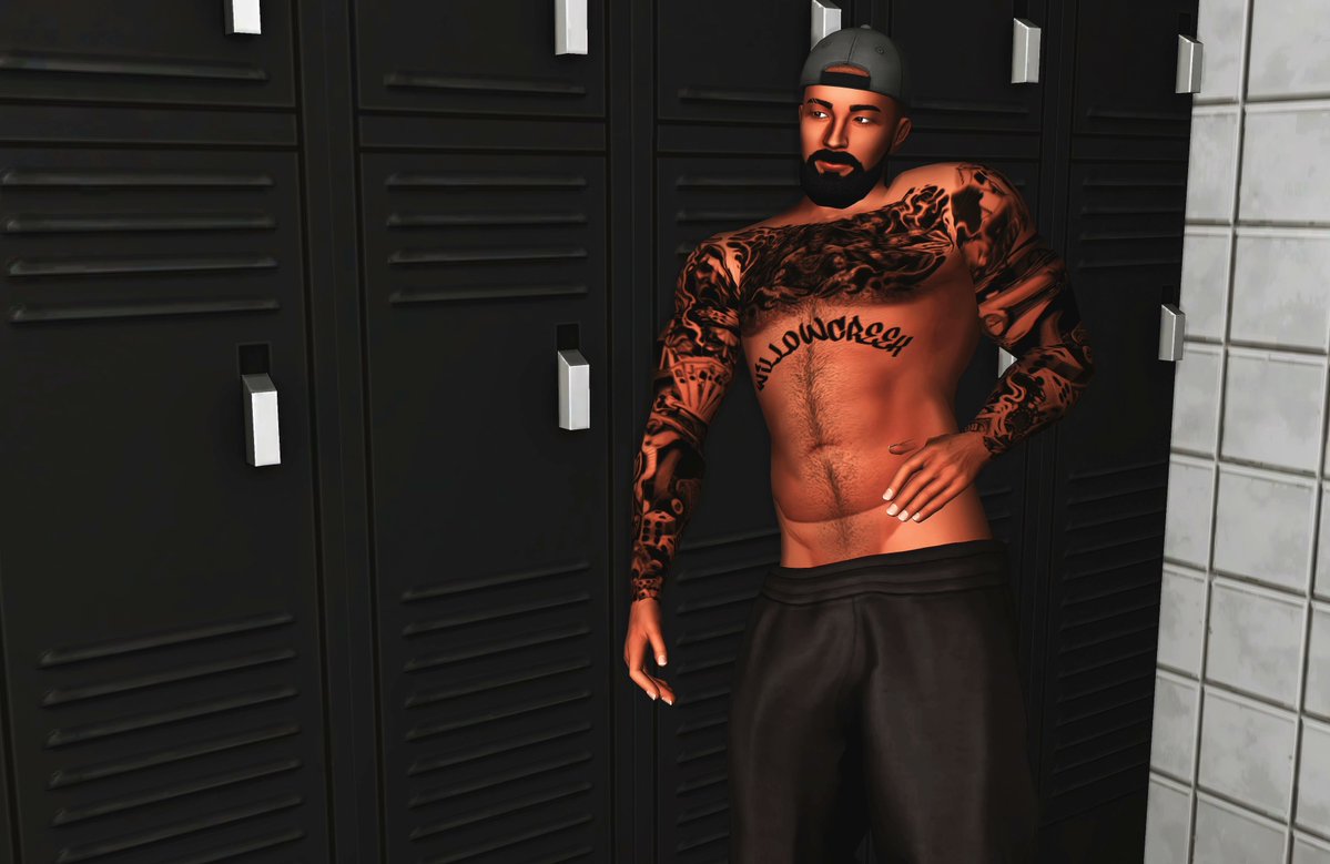SulaniMerman's tweet image. Locker room 
#TheSims4 #TS4 #ShowUsYourSims 🧜‍♂️