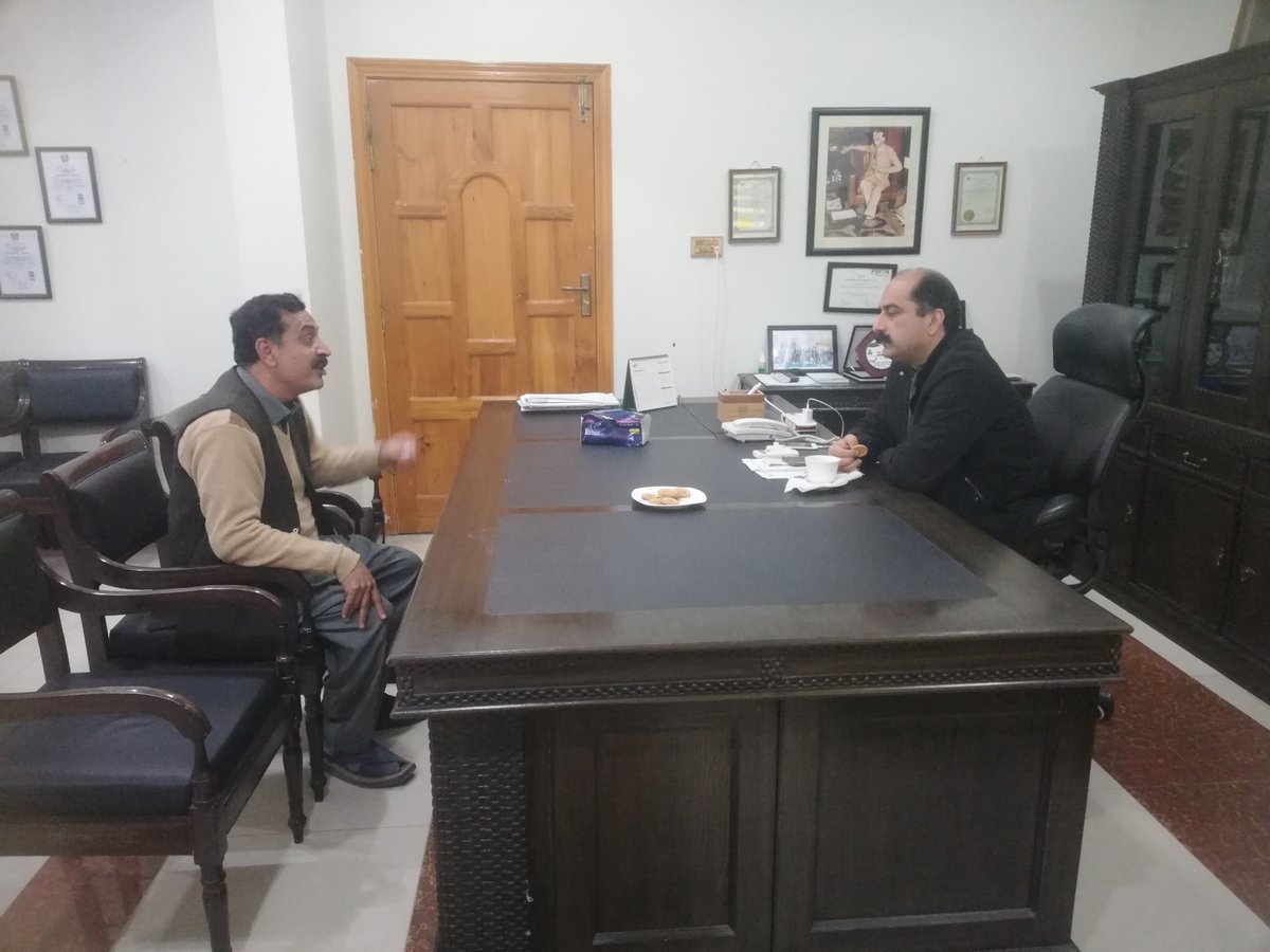 With meeting officer WSSC at kohat