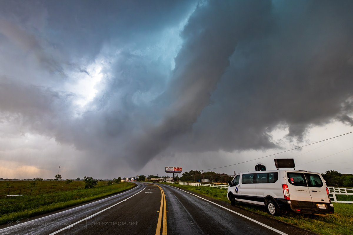 Already a year ago. Briggs, Texas, with a view all the way up into the gullet of that storm.