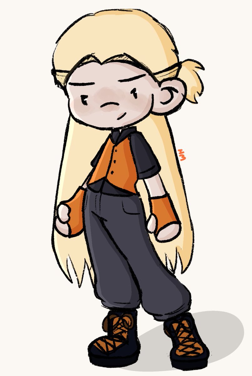 heromioc's tweet image. Oc Alfie chibi. This not the best but it’s just a doodle. So happy to finally have a drawing of him I can post but his hair killed me twice #art #oc #digitalartist