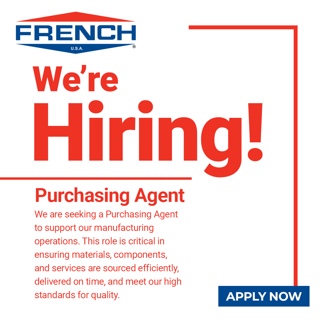 FrenchOil's tweet photo. We’re hiring a Purchasing Agent!

Help source materials, manage suppliers, and support manufacturing success at French Oil. If you have experience in procurement and vendor management, we want to hear from you.

Apply now: https://t.co/aPUl9srAMS https://t.co/r5T438N9LL