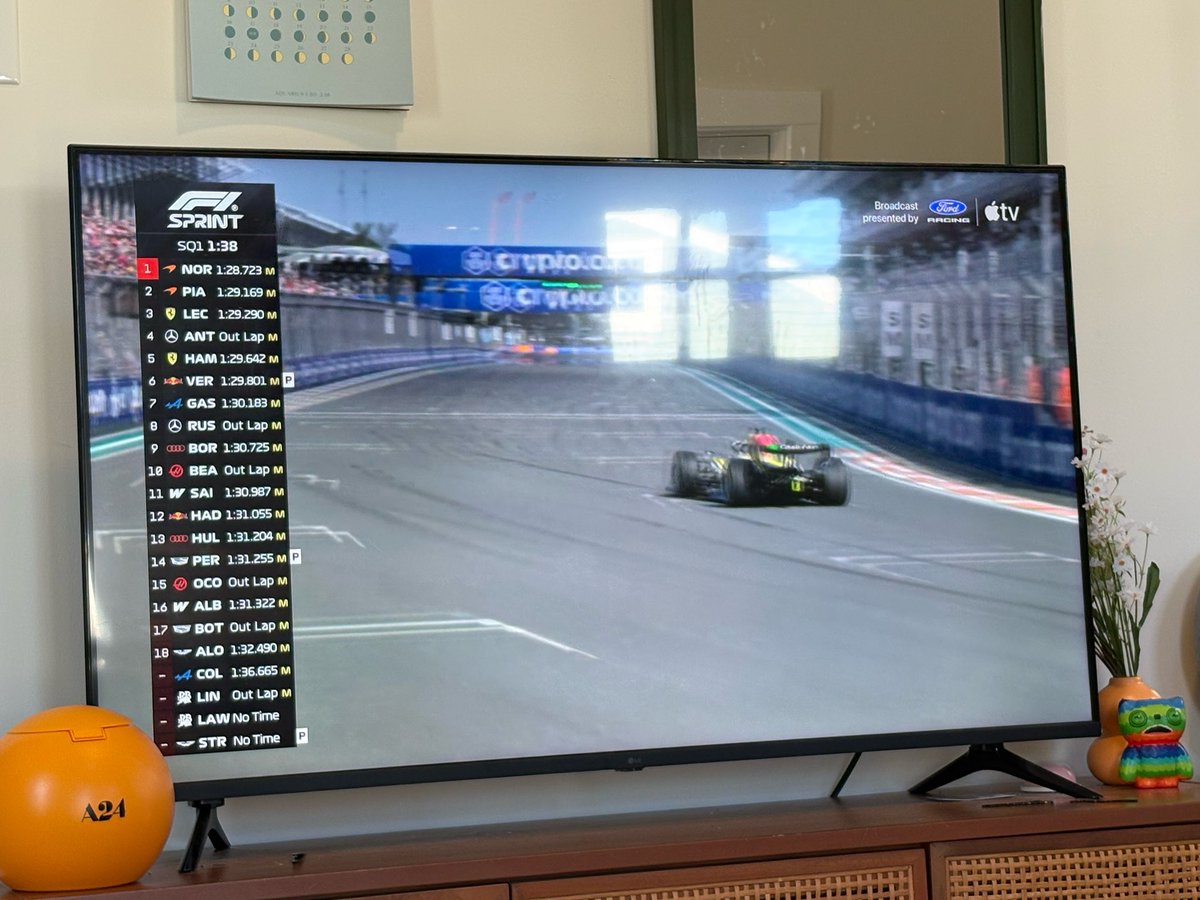 63grussell63's tweet image. The fact that F1 hasn’t even fixed the GIANT white rectangles that obscures the top middle of the broadcast FOUR RACES into the season is fucking mind blowing. Considering cancelling my subscription tbh and I’ve been a fan for YEARS.
