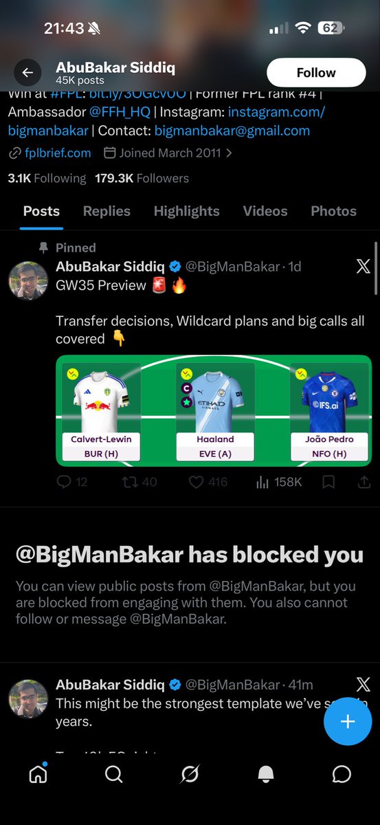 I ❤️ Fpl tweet media