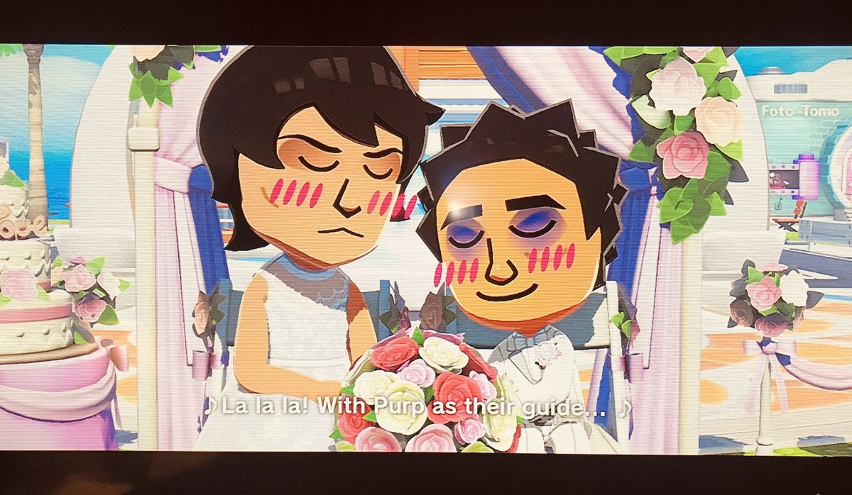 cageyshick's tweet photo. THEY JUST GOT MARRIED 👰‍♀️💐🤵‍♂️

I’m so happy now 😭💜

#SamHellen #Tomodachilife https://t.co/ykoTACKqwi