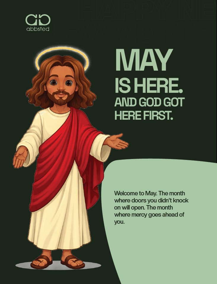 joinabbsted's tweet image. May is here ... God got here first, best believe that He's going to carry you through the month🥰💯❤️
Happy new month, God beloveds❤️

#abbsted #fyp #newmonth #mayvibes #kingdomstatus