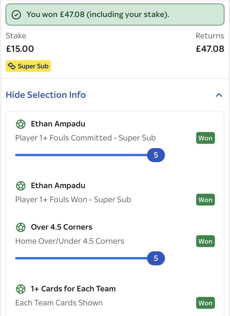 😍 YOU BEAUTY!! VALUE BET WINNER!!

The research pays off once more.

👀I’ve got something MASSIVE lined up for Arsenal vs Fulham tomorrow.

❤️ IF YOU WANT IT!!