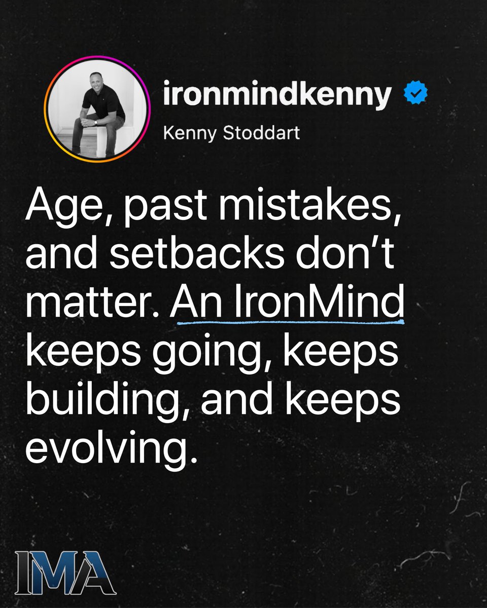 positivetradio's tweet image. Your past is not your limit. It’s just your starting point.

What you build from here… that’s what defines you.

That’s what IronMind Advisors is about 💪🏼 ironmindadvisors.com

#motivation #mindset #selfimprovement #growth #success