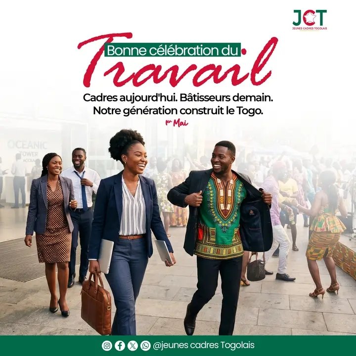 AdelineAss57797's tweet photo. Force à tous les bosseurs du Togo 
Que nos efforts paient un jour !
Bonne fête des travailleurs 
#1erMai #Togo #Hustle #Courage #OnNeLâcheRien https://t.co/3pKOYnhv1I