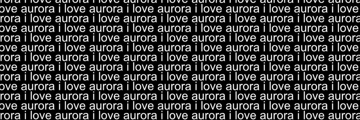 i love aurora tweet media