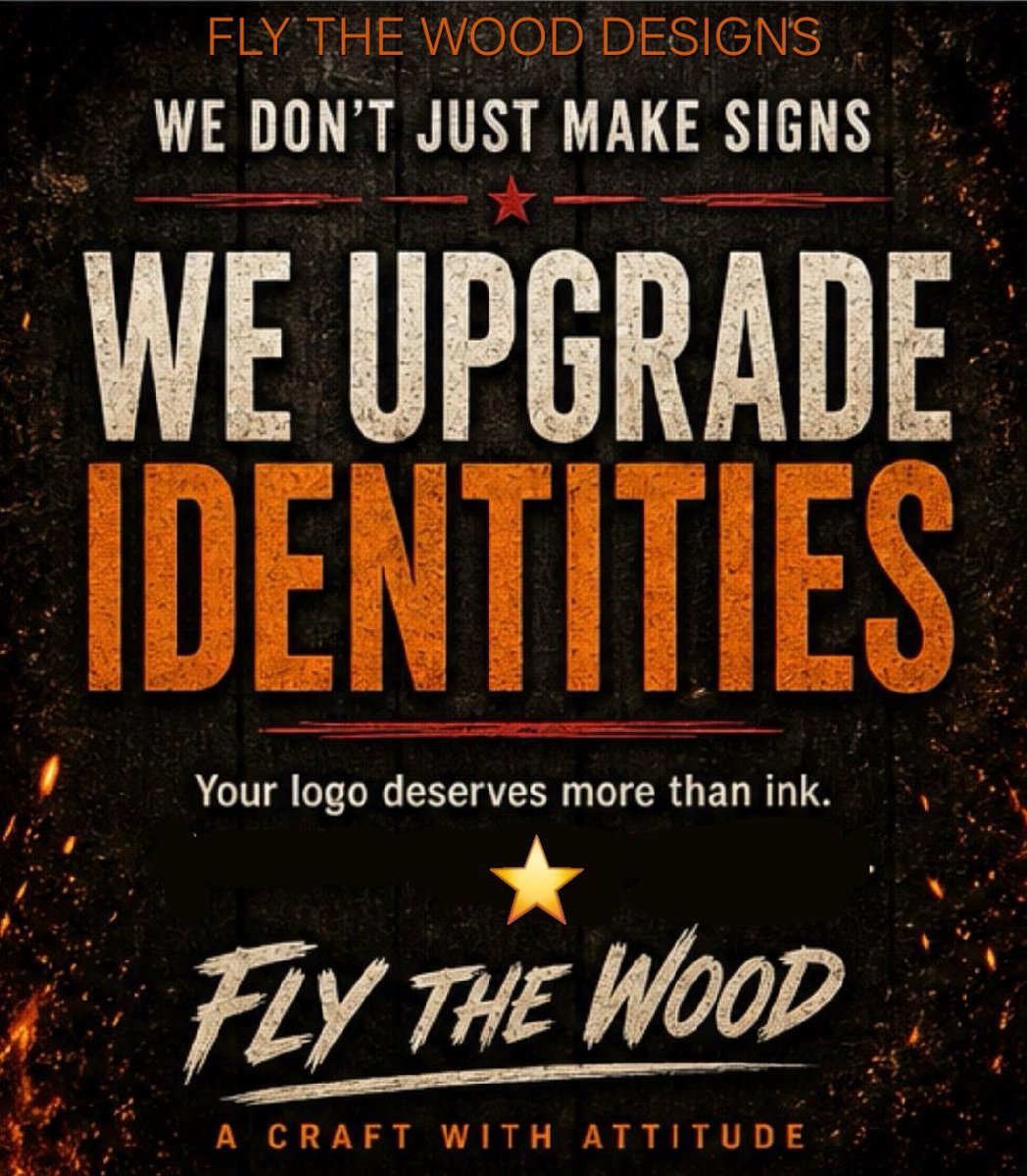 Fly the Wood Designs tweet media