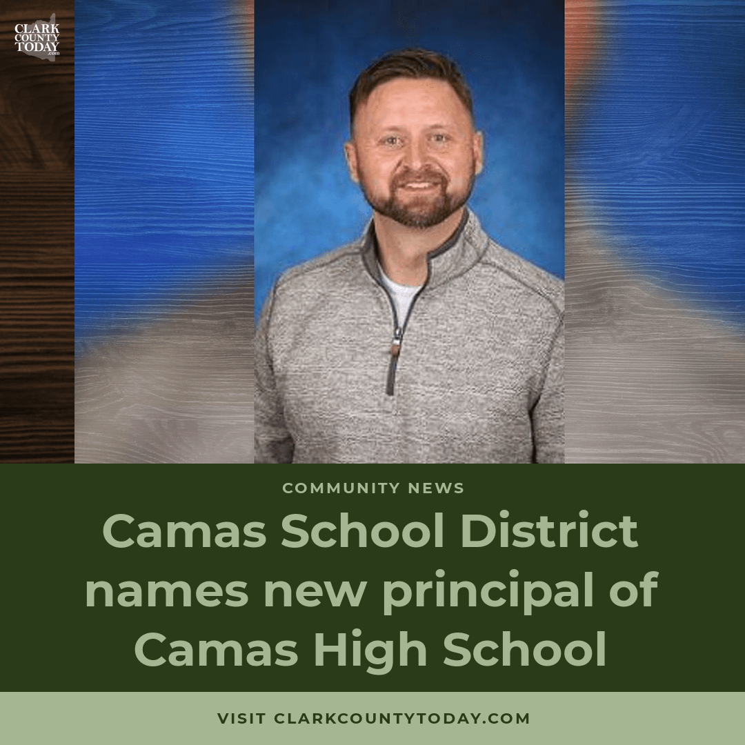 NewsFromCCT's tweet image. Travis Drake named new Camas High School principal, bringing 20+ years of educational leadership experience from Battle Ground Public Schools. Starts fall 2026. clarkcountytoday.com/people/camas-s… #CamasSchools #Education #Youth