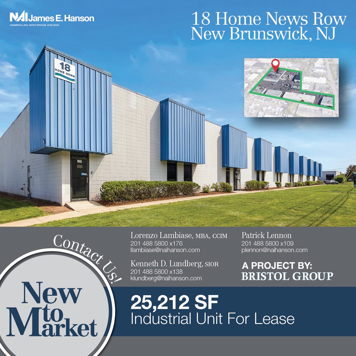 NAI_Hanson's tweet image. 🚨 New ±25,212 SF industrial unit at 18 Home News Row, New Brunswick, NJ

• 5 tailgates + 1 drive-in
• A/C office
• Direct access to Routes 1, 18 &amp;amp; NJTP

Built for efficiency. Positioned for connectivity

🔗 bit.ly/4cJsoSG

#cre #industrial #naihanson #logistics
