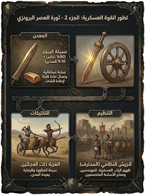 ElansaryMahamad's tweet image. رحلة السلاح من الحجر إلى الذكاء الاصطناعي (2/30). كيف تحول "النحاس والقصدير" إلى أول آلة قتل احترافية في تاريخ الإمبراطوريات؟

knowledge-aid.blogspot.com/2026/04/blog-p…

#science #history #knowledge