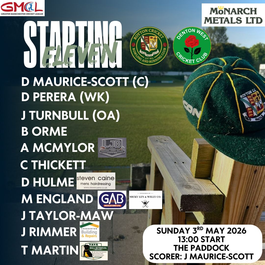 Royton Cricket Club tweet media