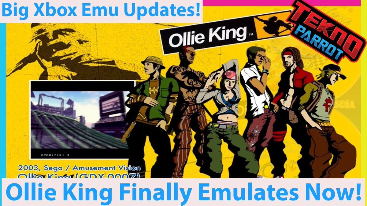 VEsoterica's tweet image. Sega’s rare Xbox based Chihiro game Ollie King now emulates near to 100% via the @TeknoParrotEmu team (vid in reply) #sega #xbox #retrogames